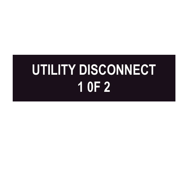 1x3 Utility Disconnect 1 of 2