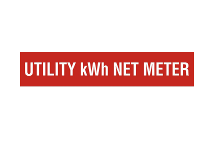 1x5, Utility kWh Net Meter
