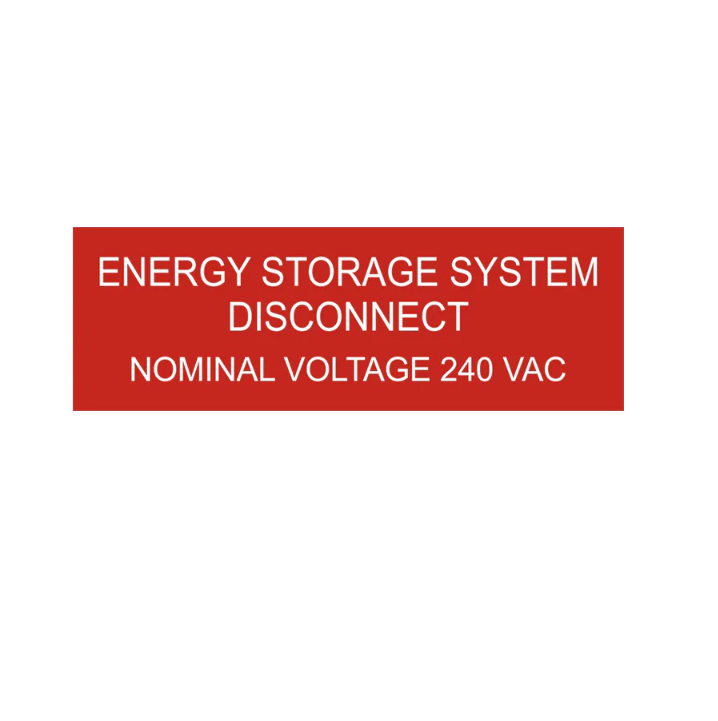 1x3, Energy Storage System Disconnect PV