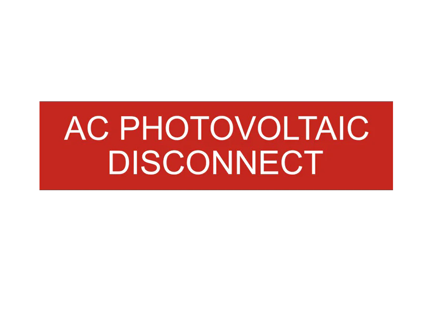 1x3, AC Photovoltaic Disconnect