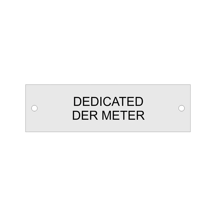 1 x 3.5 Dedicated DER Meter