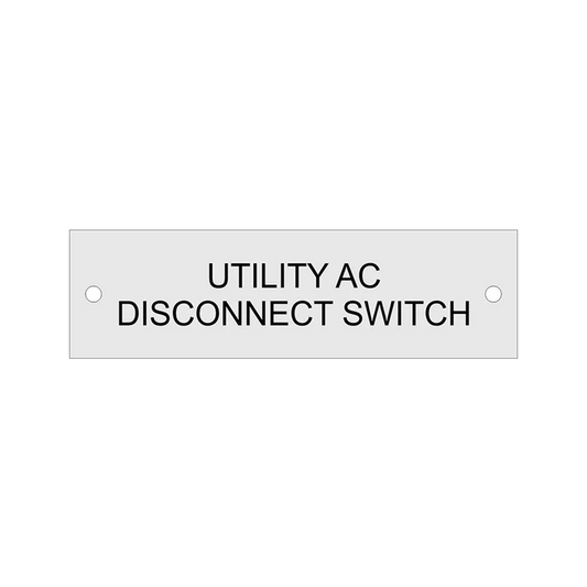 1 x 3.5 Utility AC Disconnect Switch