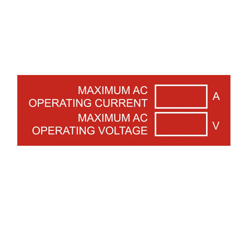 1x3, Maximum AC Operating Current