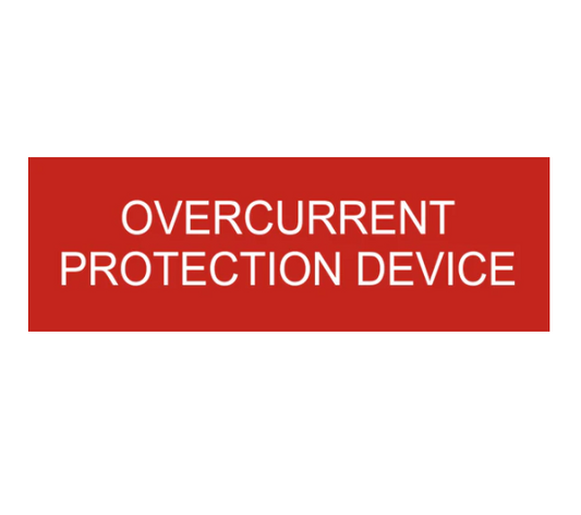 1x3, Overcurrent Protection Device, Red/White, Plastic