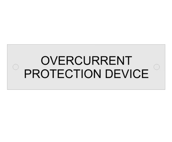 1x3- Overcurrent Protection Device (with Holes), Silver, Aluminum.