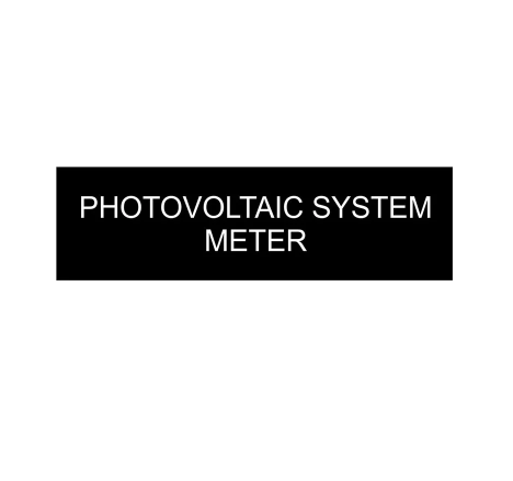 1x3 Photovoltaic System Meter