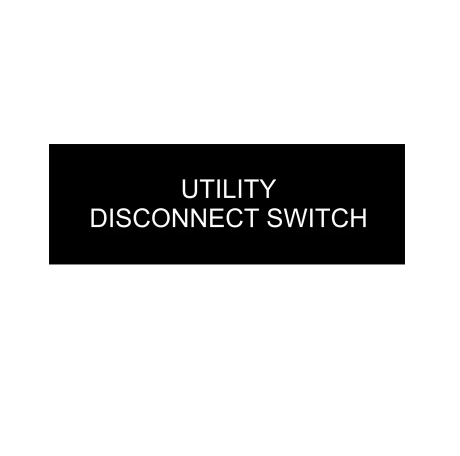 1x3, Utility Disconnect Switch