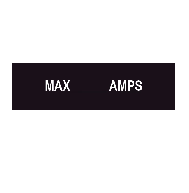 Amp Rating 1x2 Plastic PV