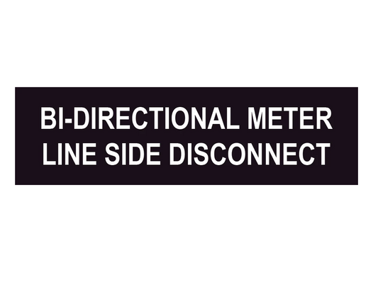 1.5x3 Bi-directional Meter Line Side Disconnect PV