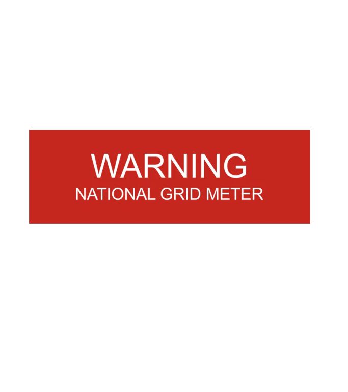 1x3, Warning National Grid Meter PV